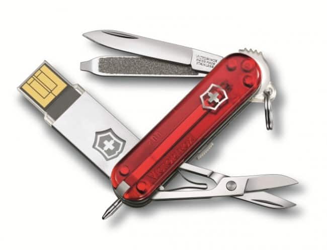 Best Travel Gadgets - Victorinox 4GB USB Key Ring Multitool