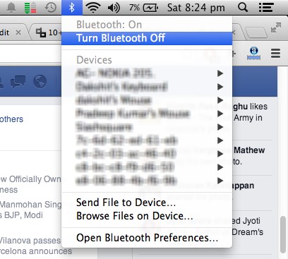 Turn Off Bluetooth - Mac