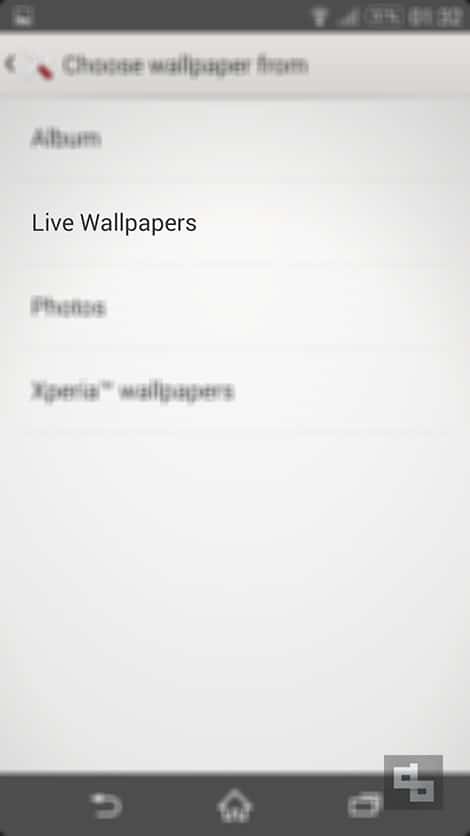 Avoid Live Wallpapers Android