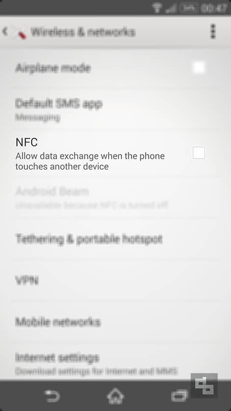 Turn NFC Off Android