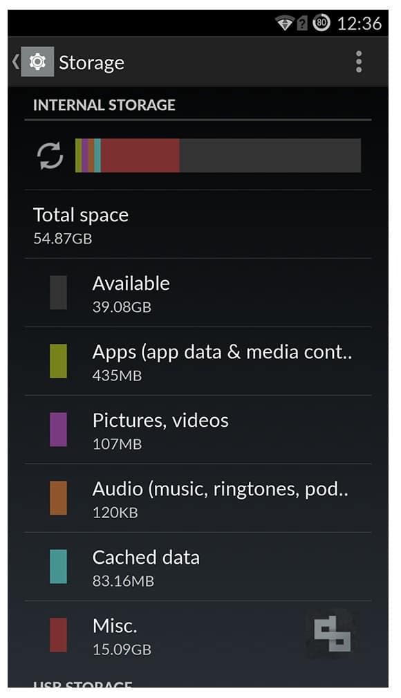 OnePlus One Review Storage