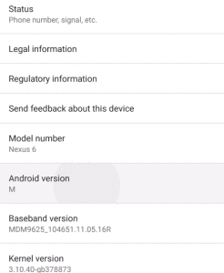 Google Android M's Easter Egg