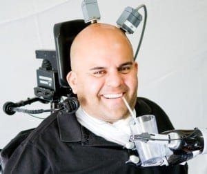Robotic Arm Solely Controlled By His Mind