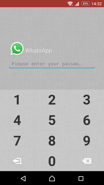 WhatsApp Password Protect