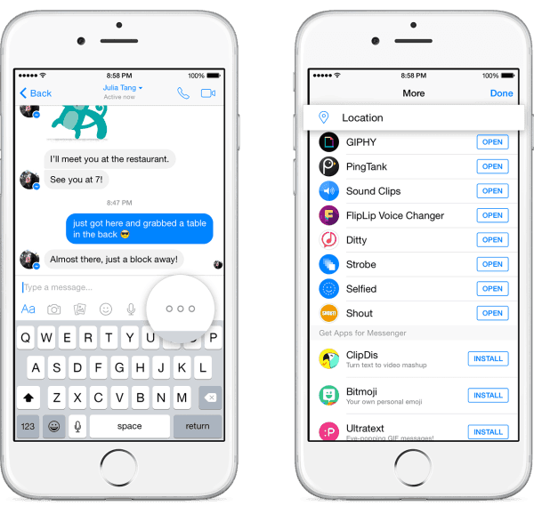 Send Friends Your Location On Map Using Facebook Messenger