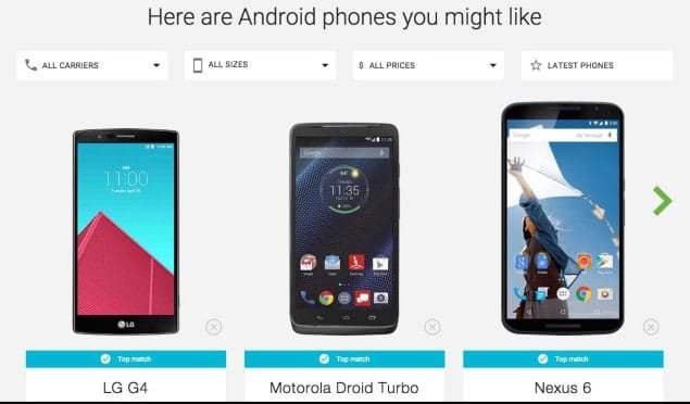 Use Google To Find The Right Android Smartphone For You